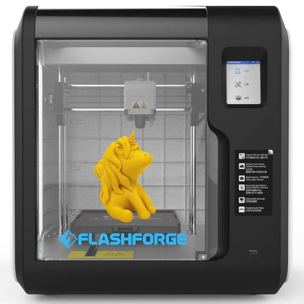【Refurbished】Flashforge Adventurer 3C 3D Printer Fully Enclosed Printing US
