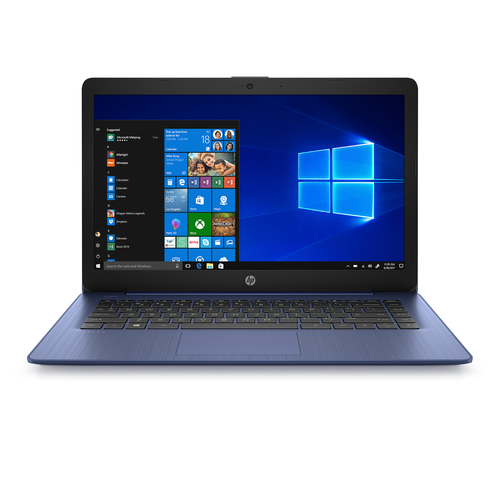HP 14-cb171wm Stream 14″ HD Celeron N4000C 1.1GHz Intel UHD Graphics 600 4GB RAM