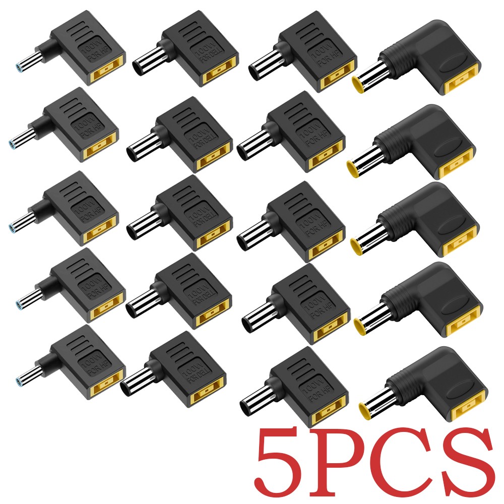 5x 100W 11mm/Female 1145 Laptop Charger Converter Power Charging Cable Adapter