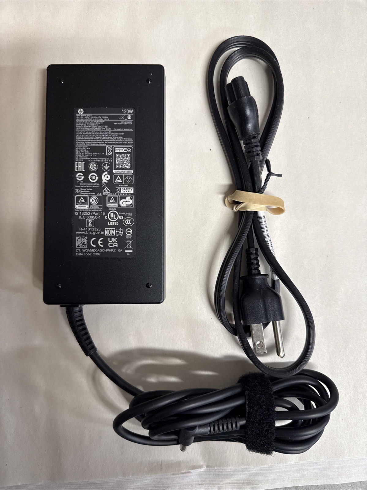 Lot of 7 GENUINE HP 120W 19.5V 6.15A 4.5mm AC ADAPTER Mixed Model Numbers