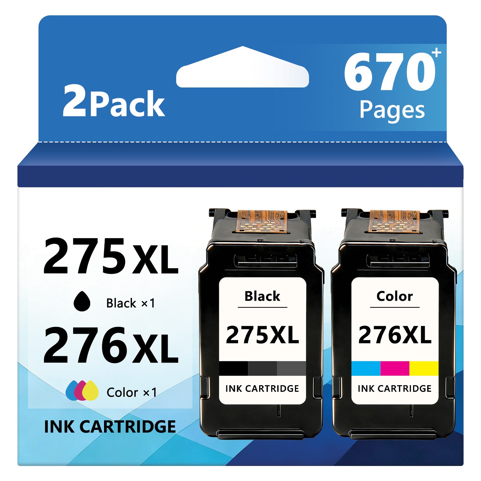 PG-275XL CL-276XL Ink Cartridge for Canon Pixma TR4722 TR4700 TS3722 TS3720 3500