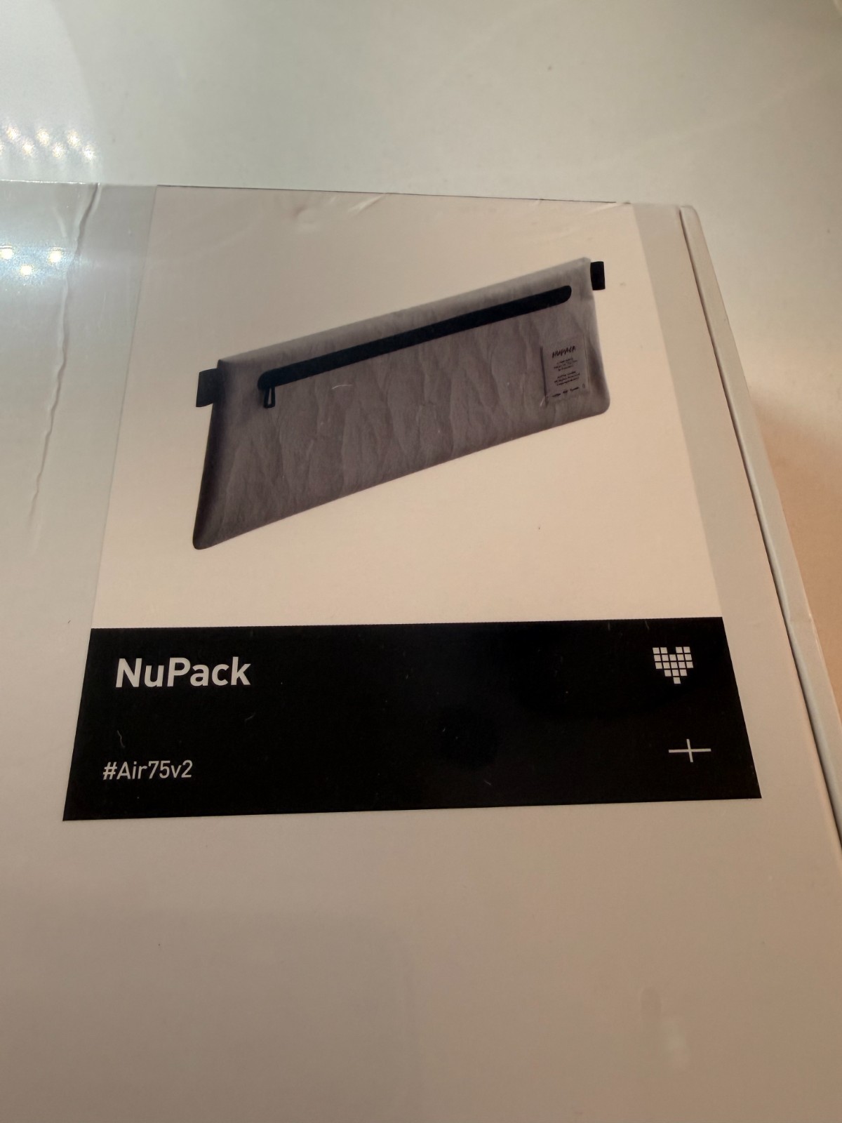 NuPhy NuPack Keyboard Carrying Case Marble White Air60 Air75 V1 V2 NEW