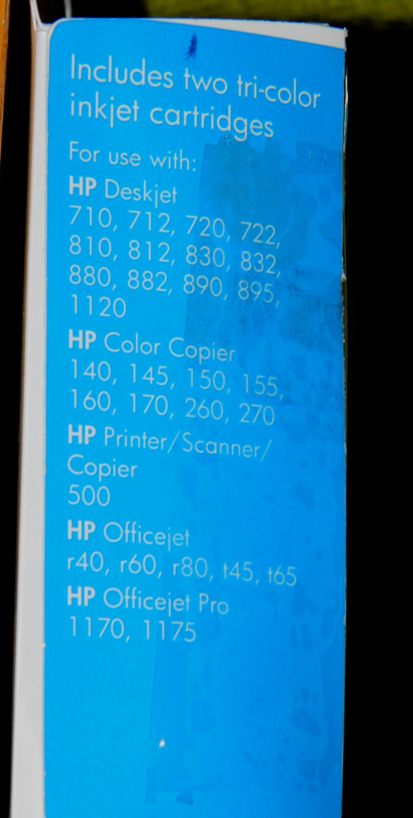 NEW Original HP Brand Single Color Ink Cartridge #23 / Foiled Sealed