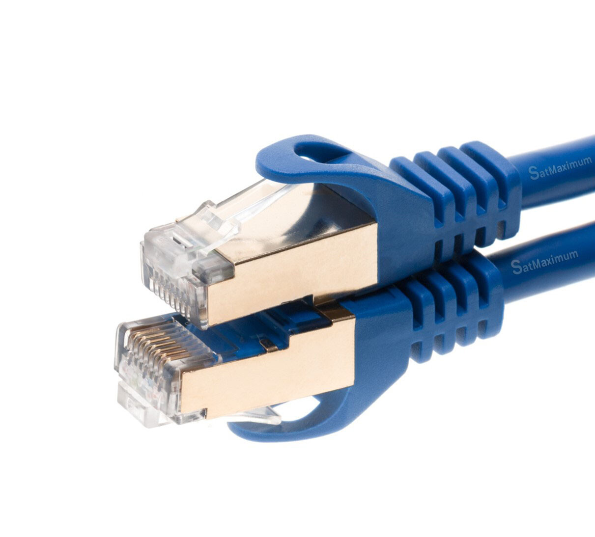Cat7 S/FTP Ethernet Patch Cord High Speed LAN Network Cable Blue 25ft- 200ft LOT