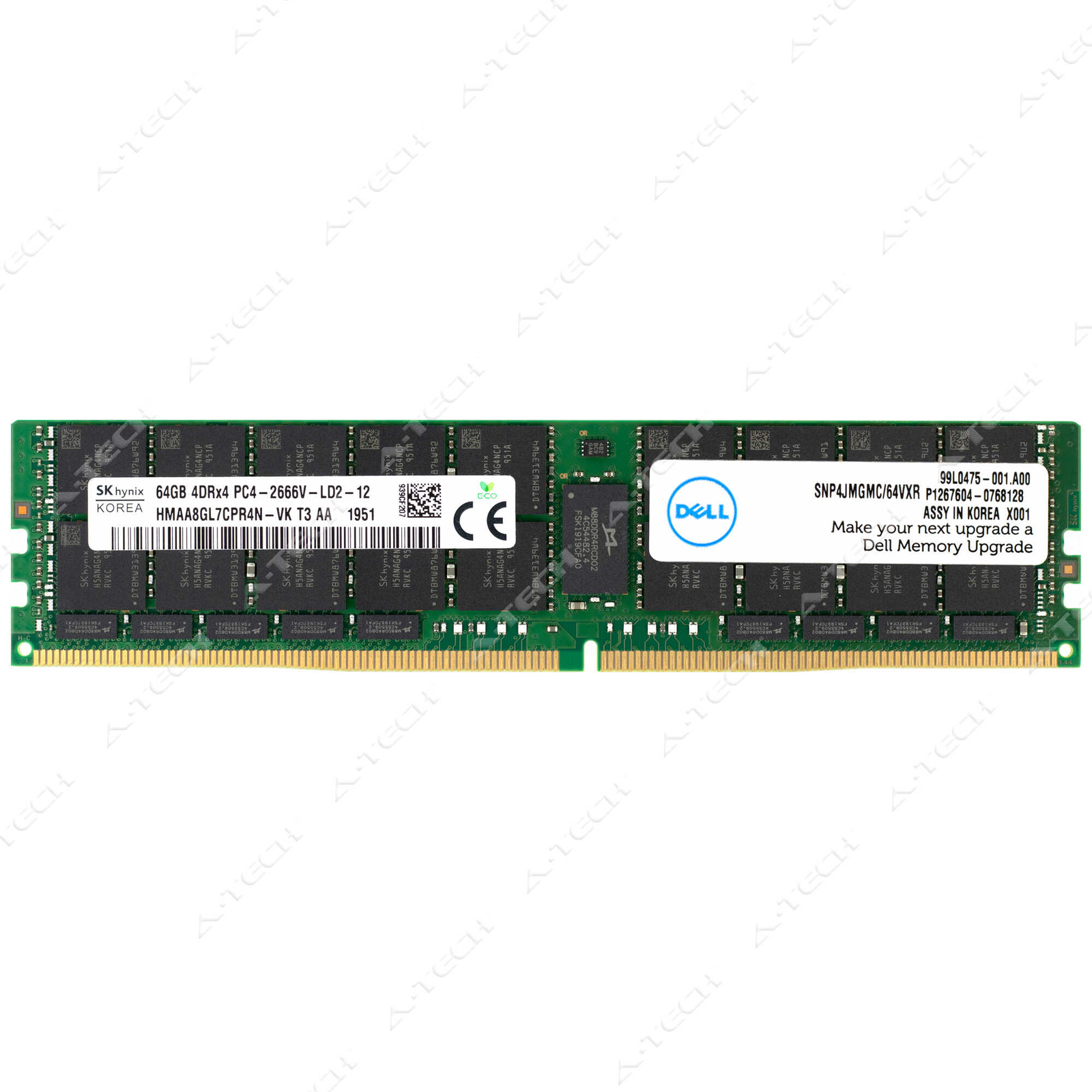 Dell 64GB DDR4 LRDIMM SNP4JMGMC/64VXR AB003151 4JMGM 04JMGM Server Memory RAM 1x