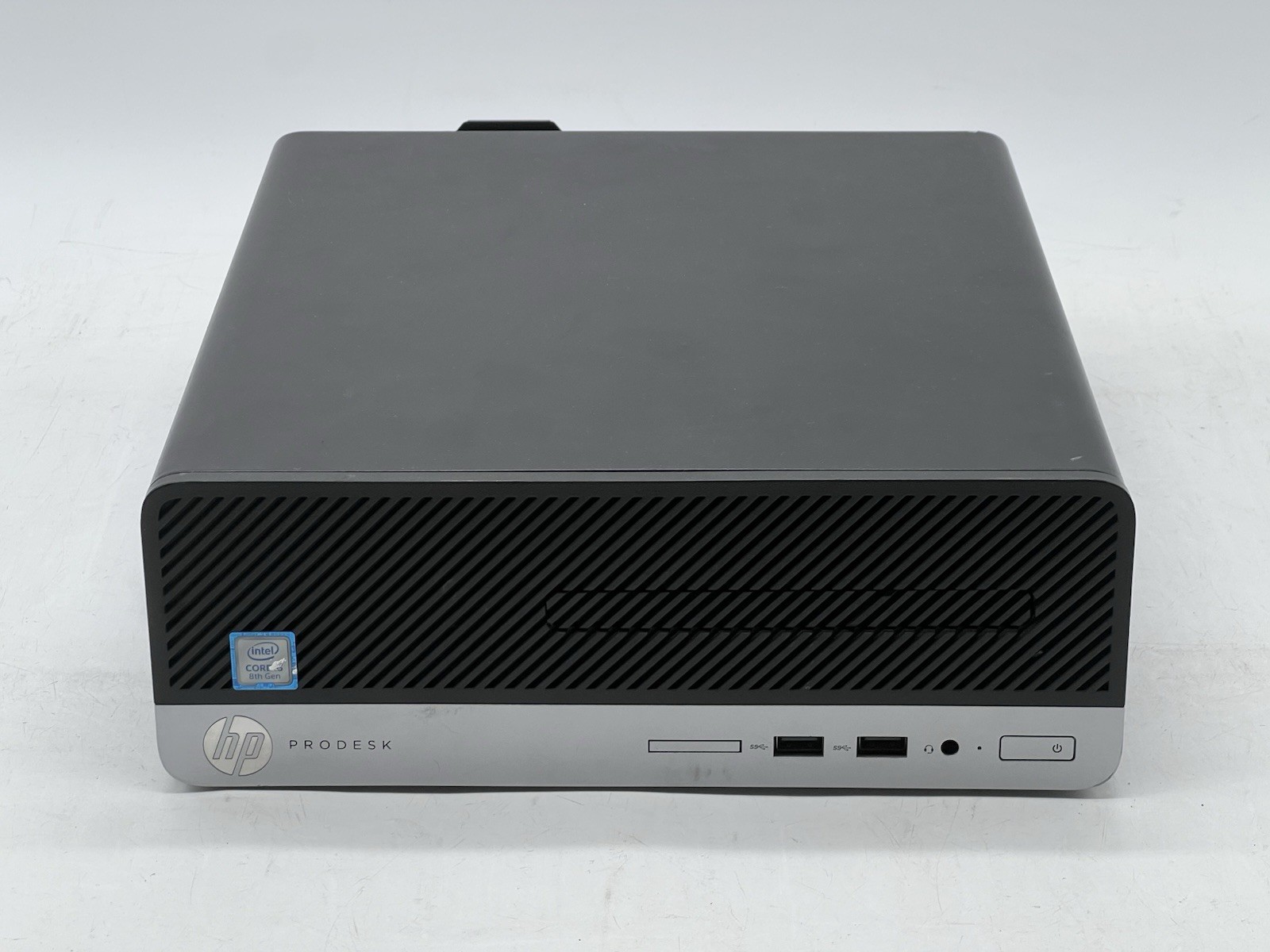 HP ProDesk 400 G5 SFF, i5-8500 CPU, @ 3.00GHz, 8GB RAM, 256GB NVMe-No OS/Charger