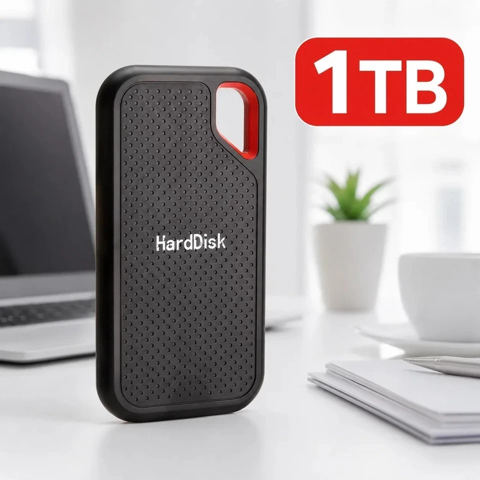 external hard drive 4tb High Speed Capacity Solid State Usb3.2 Laptop Mac And PC
