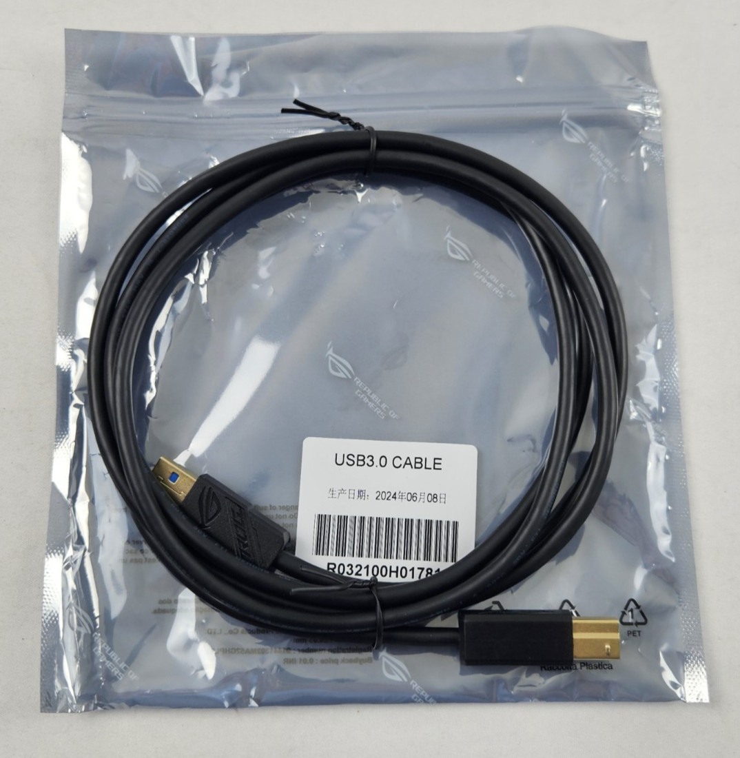 Genuine 5-ft Asus ROG USB Type-A 3.0 Data Transfer Cable
