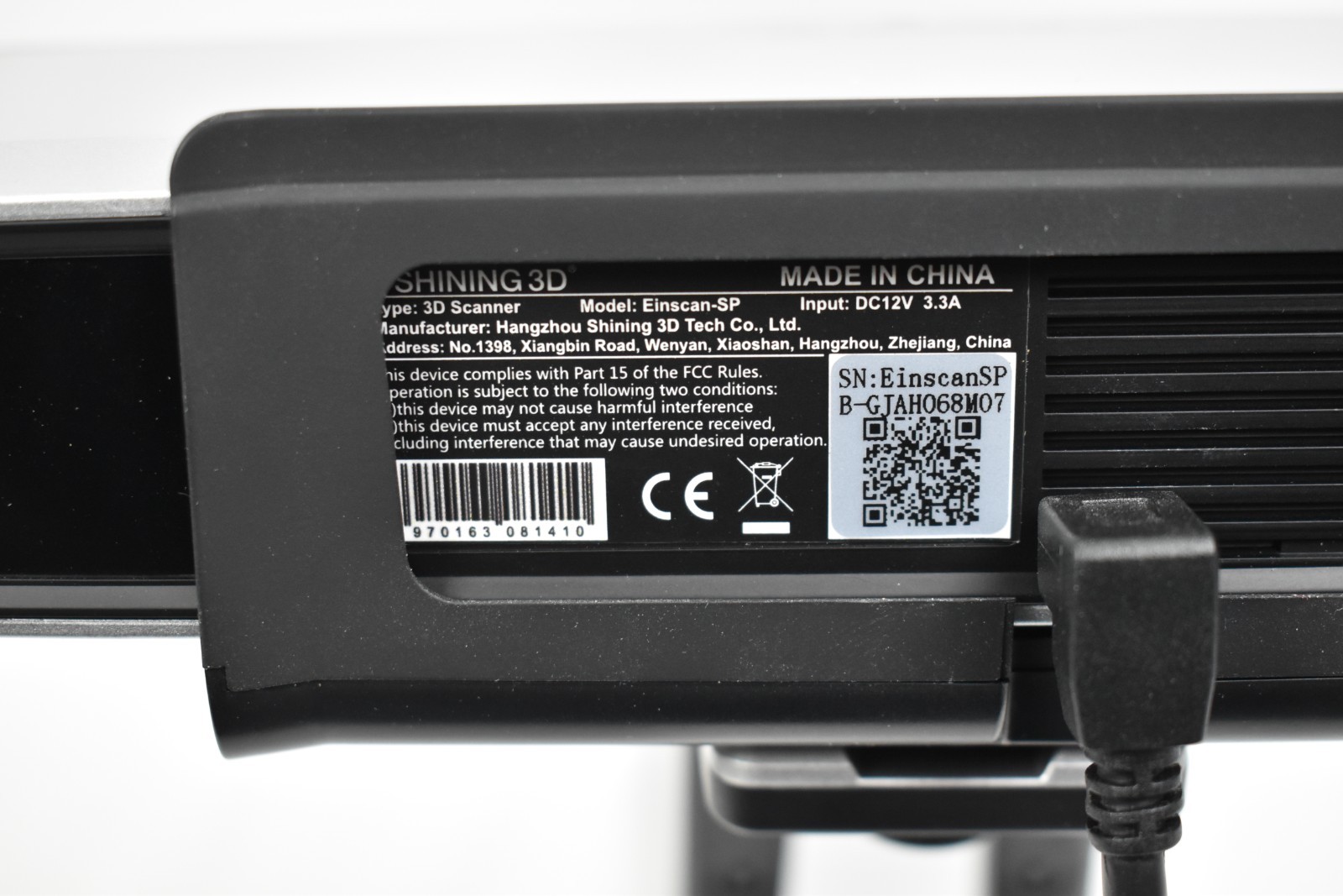 Shining 3D EinScan-SP Platinum Desktop 3D Scanner