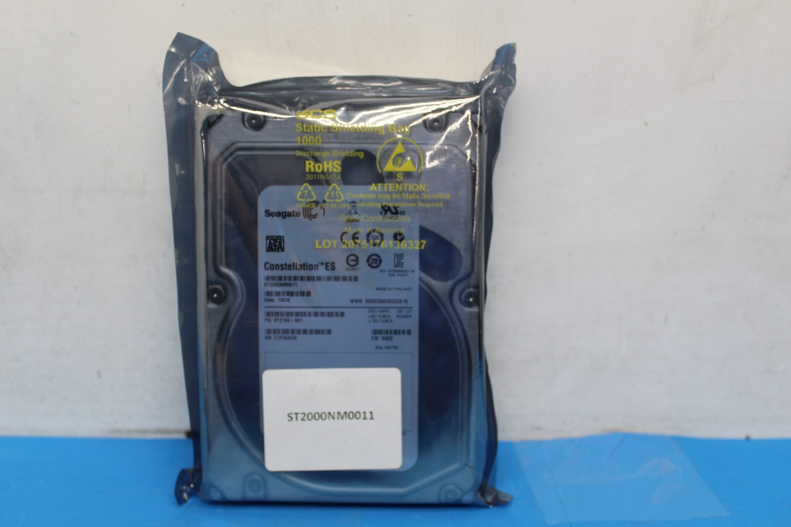 Seagate Constellation ES ST2000NM0011 2TB 3.5″ SATA 6.0Gb/s Enterprise HDD T9-A2