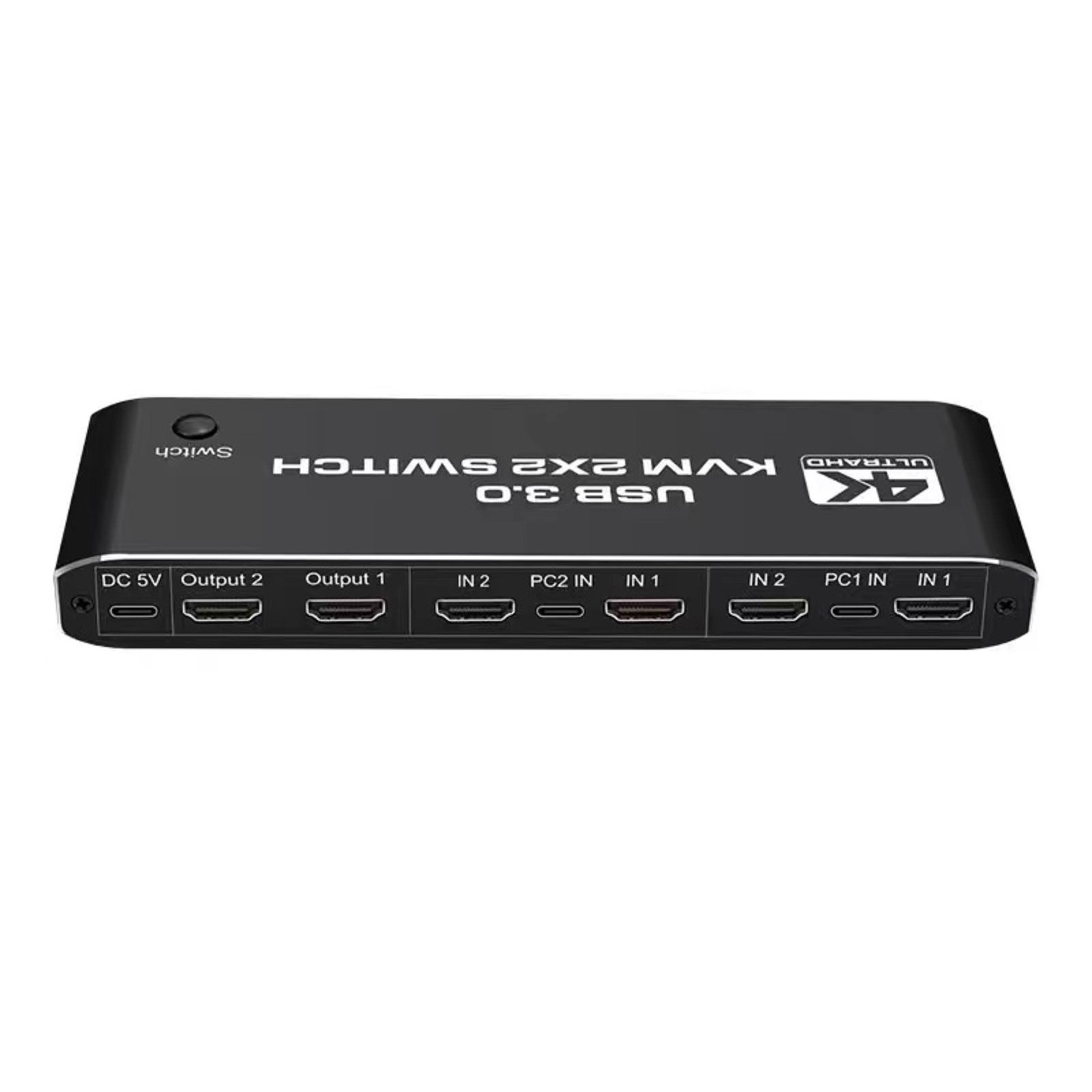 4K 60Hz 2 in 2 out USB 3.0 HDMI kvm switch 2×2 Dual Monitor Extended Display