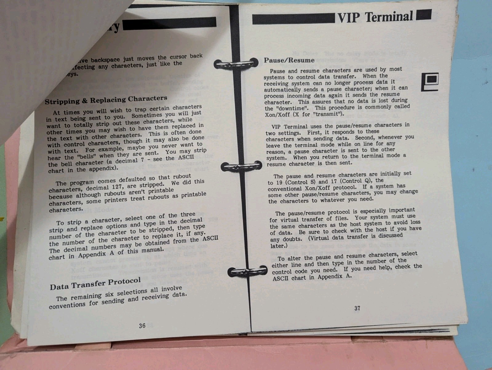 Bundle of Commodore 64 Software User Manual Photocopies – VIP Terminal Blitz Etc
