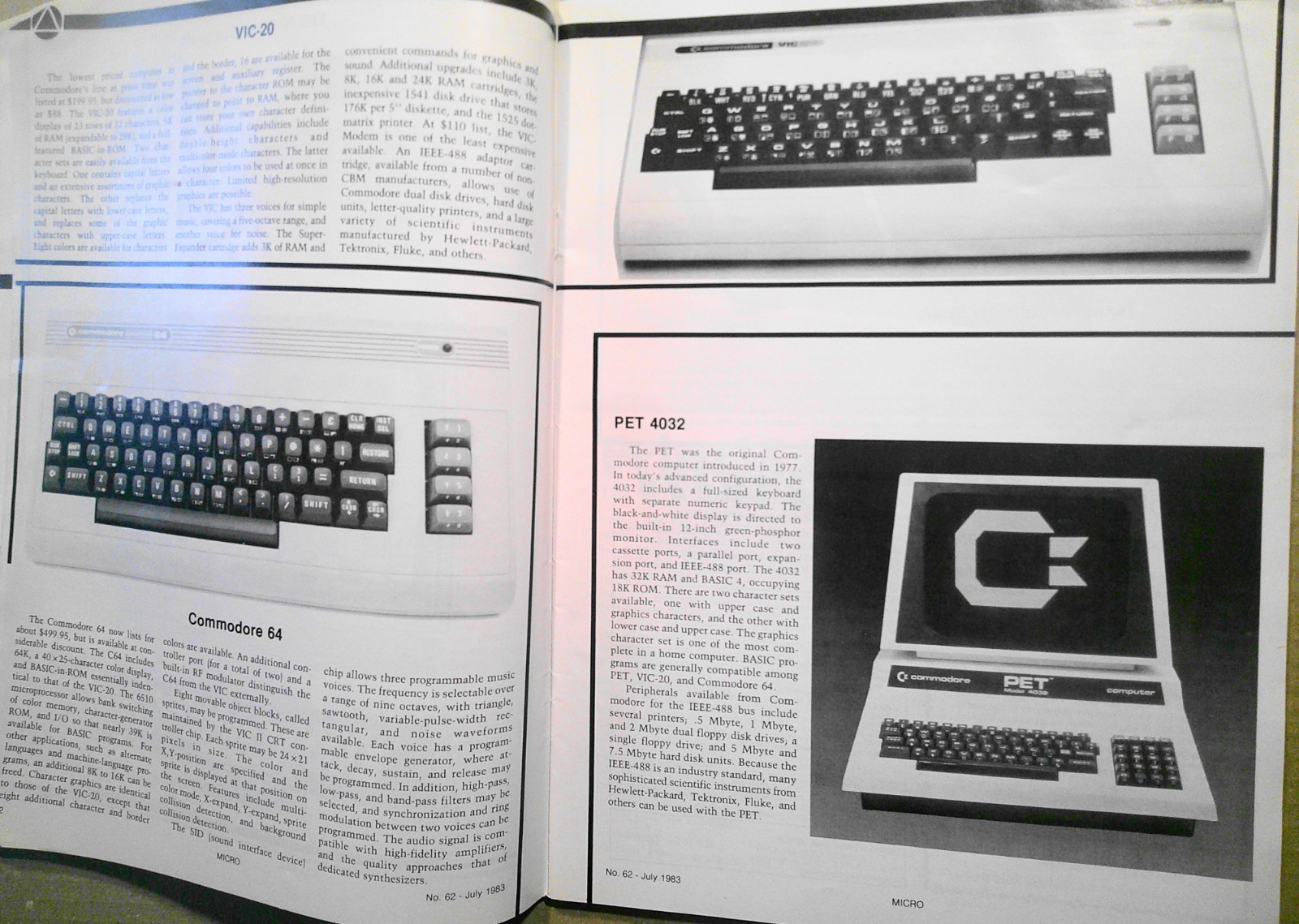 Micro Magazine, July 1983 – Buyer’s Guide to Apple, Atari, TRS-80, Commodore, TI
