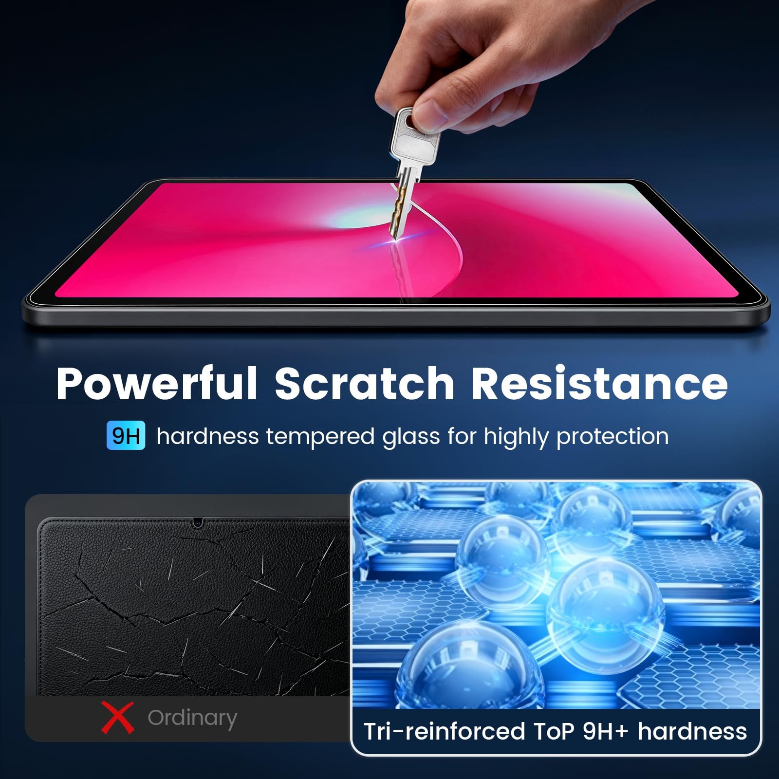 Samlior 2Pack Screen Protector for T-Mobile REVVL Tab 2 Tablet Transparent