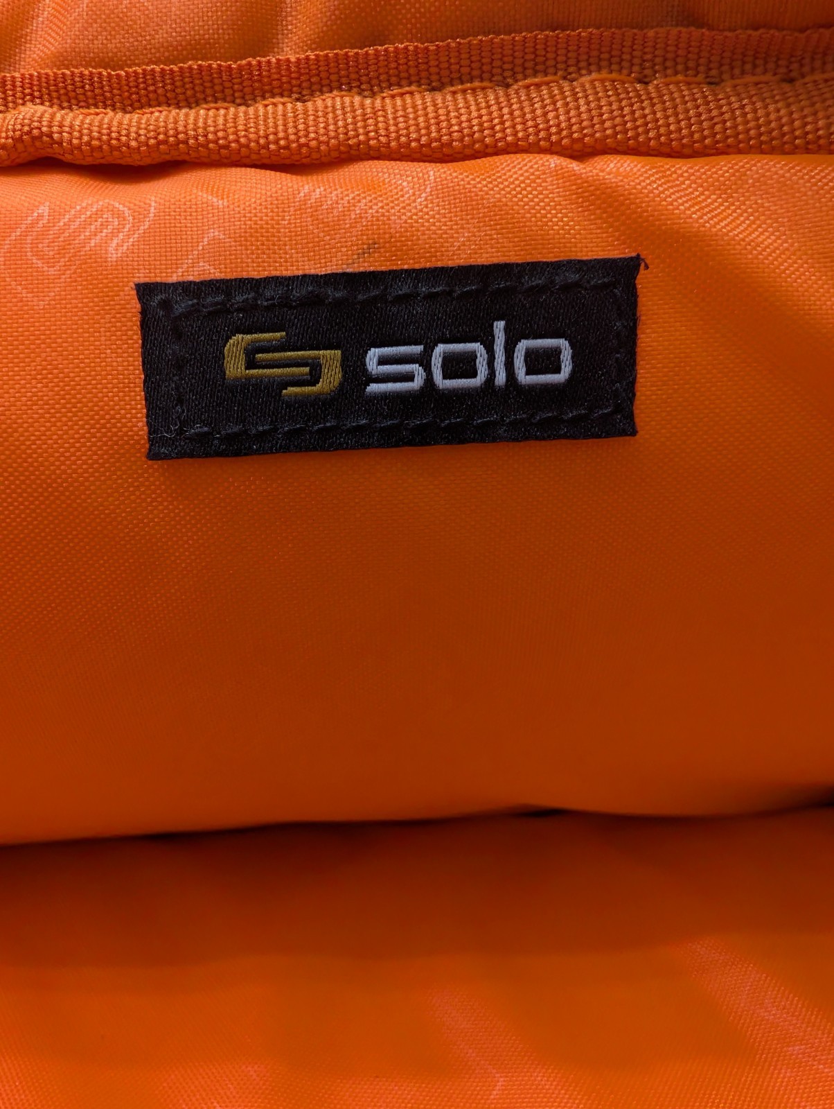 Solo Laptop Briefcase Black Orange Messenger Bag Travel Work Case