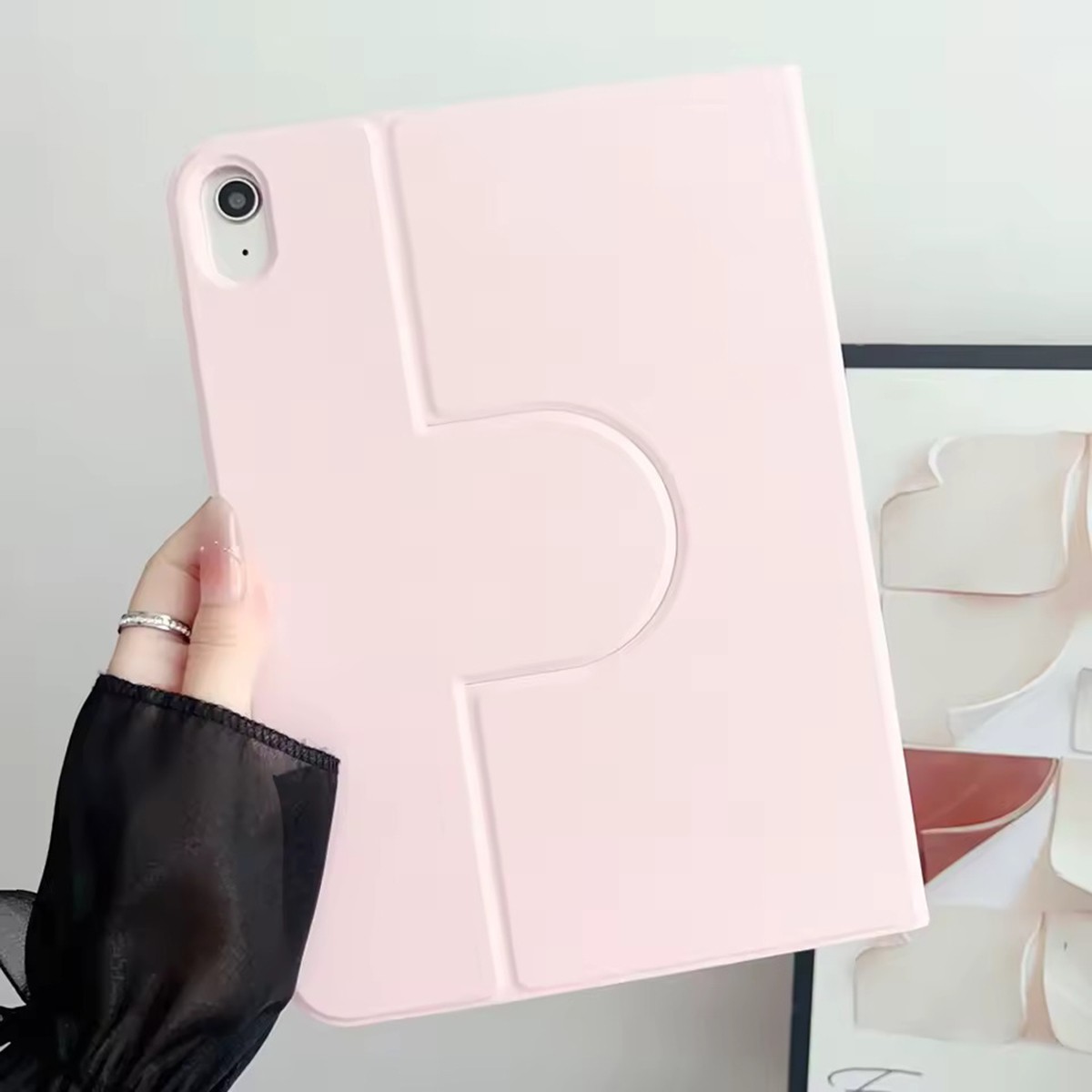 For Apple iPad Air 4 5 10.9″ / Air 11″ M2 M3 Leather Case Rotating Stand Cover