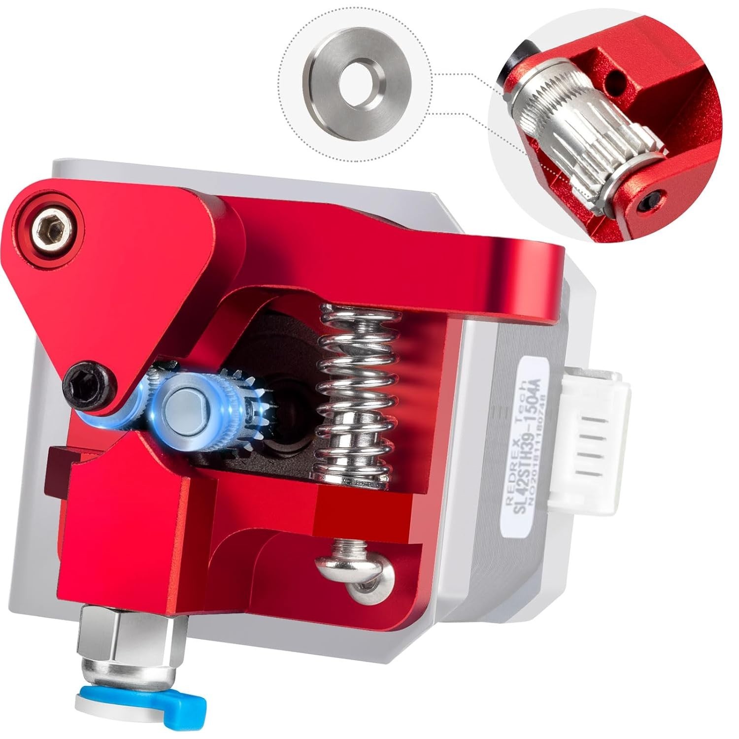 All-Metal Dual Gear Extruder with Adjustable Tension – Compatible with Creality