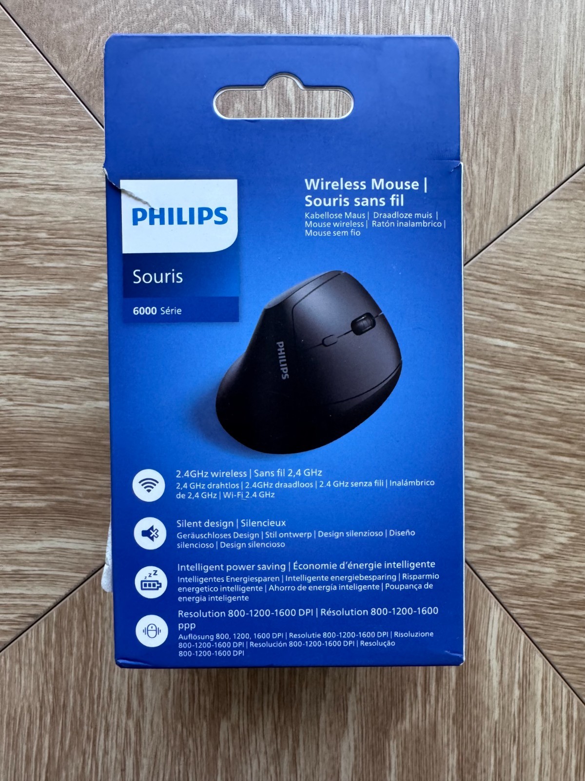 PHILIPS Ergonomic Mouse – Vertical Mouse with 800/1200/1600 Adjustable DPI…