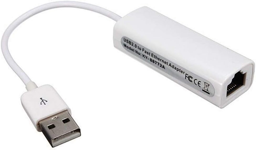 USB 2.0 to RJ45 Ethernet Adapter – Fast 10/100Mbps Connection, Compact Design