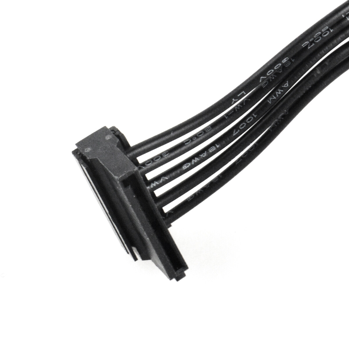 15-Pin SATA Power 1 Male To 5 Female Splitter Hard Drive Cable for HDD SSD A++