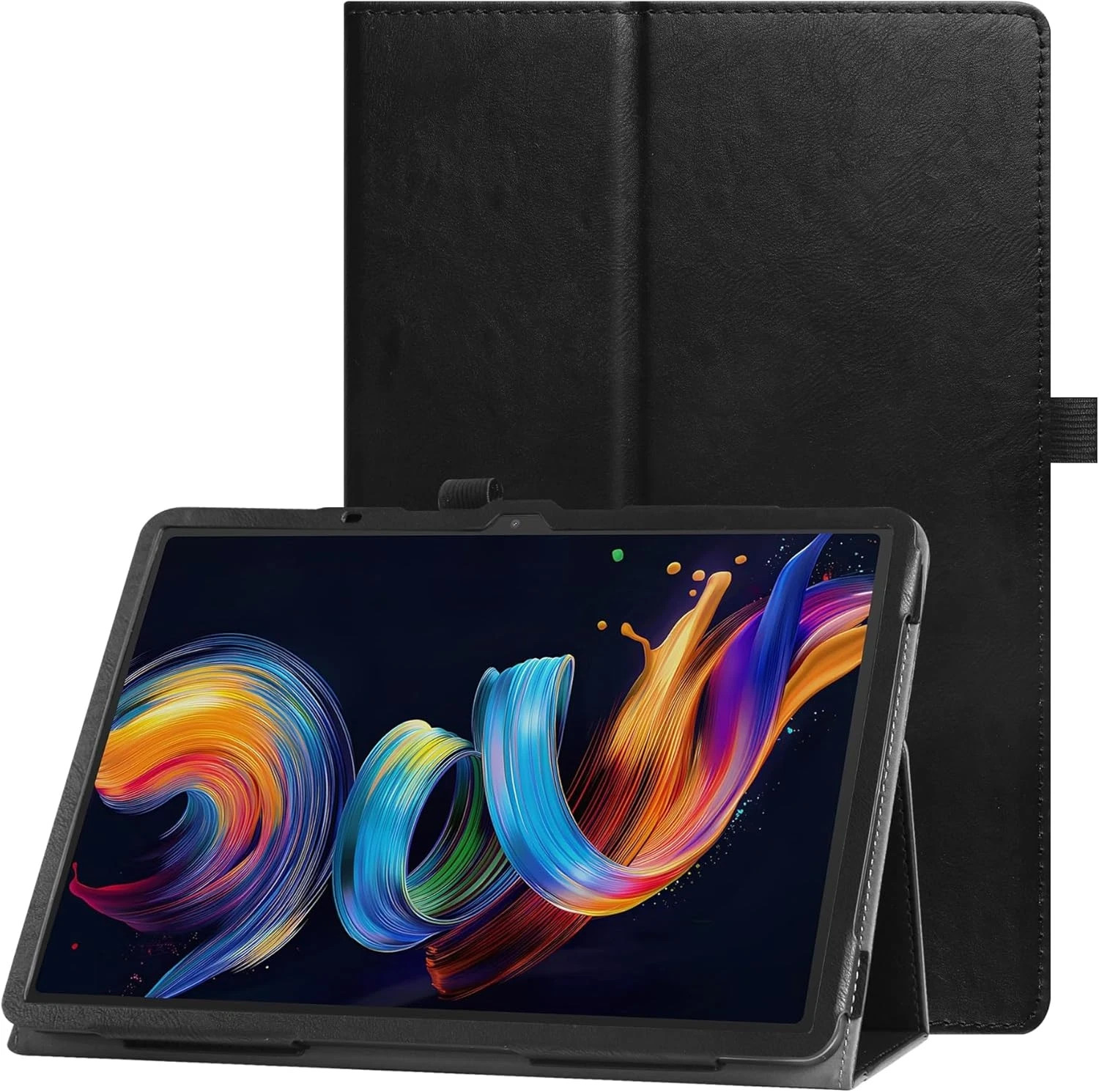 Book Folio Case for TCL Nxtpaper 11 plus 11.5 Inch (9469X) Tablet-Black
