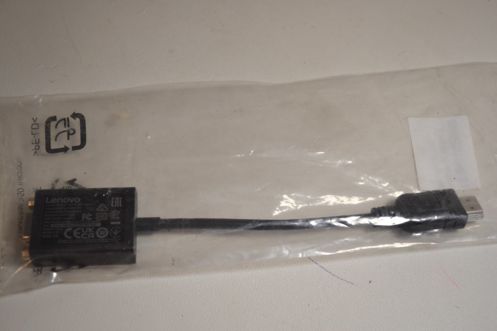 OEM Lenovo HDMI To VGA Adapter Model PN: CH7101B-02