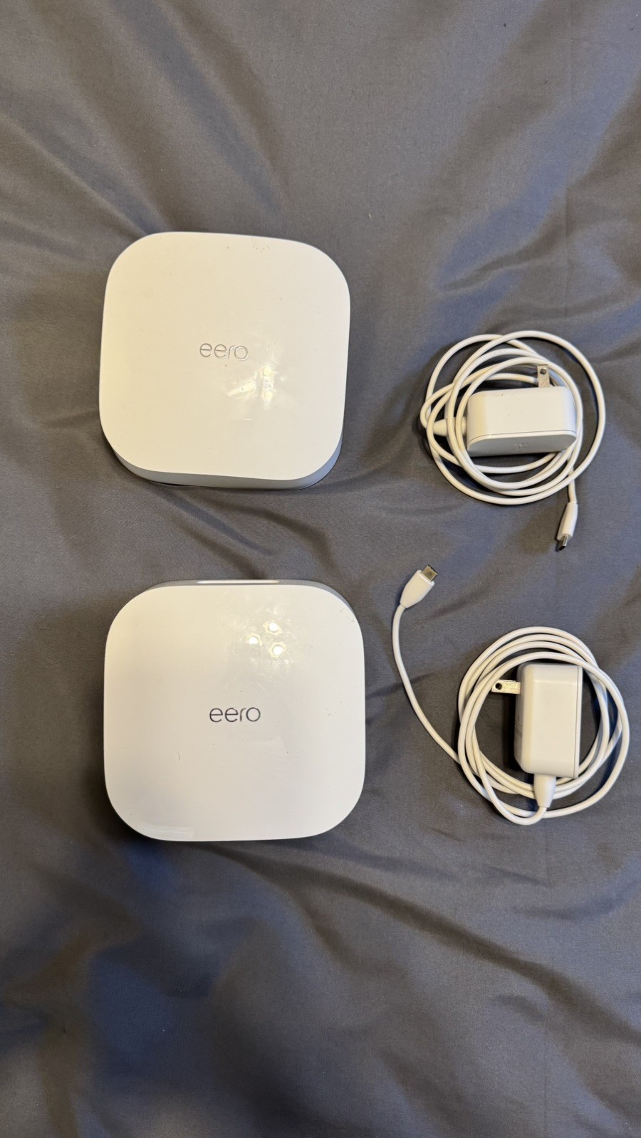 eero Pro 6E Tri-Band AXE5400 Wi-Fi 6E Router Mesh System – White (2-Pack)