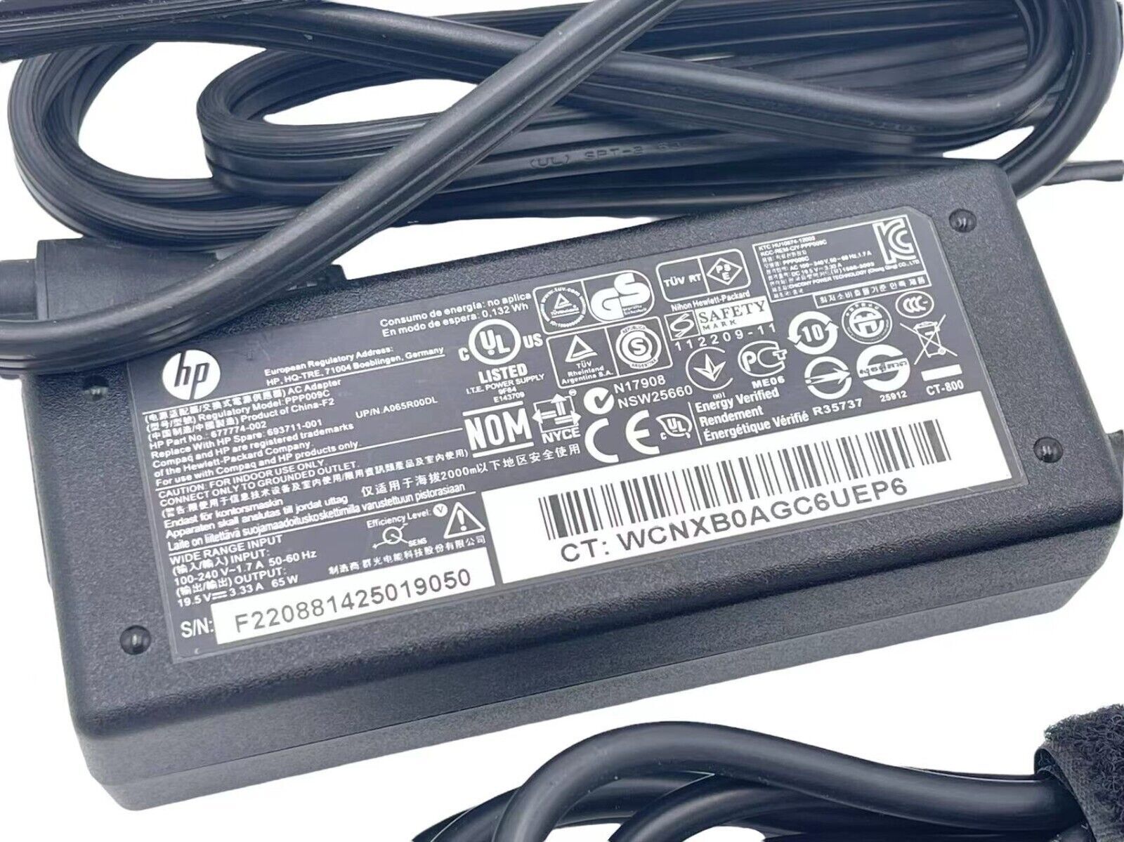 Genuine HP EliteDesk 705 800 G1 G2 G3 AC Adapter Power Supply 65W 90W 120W