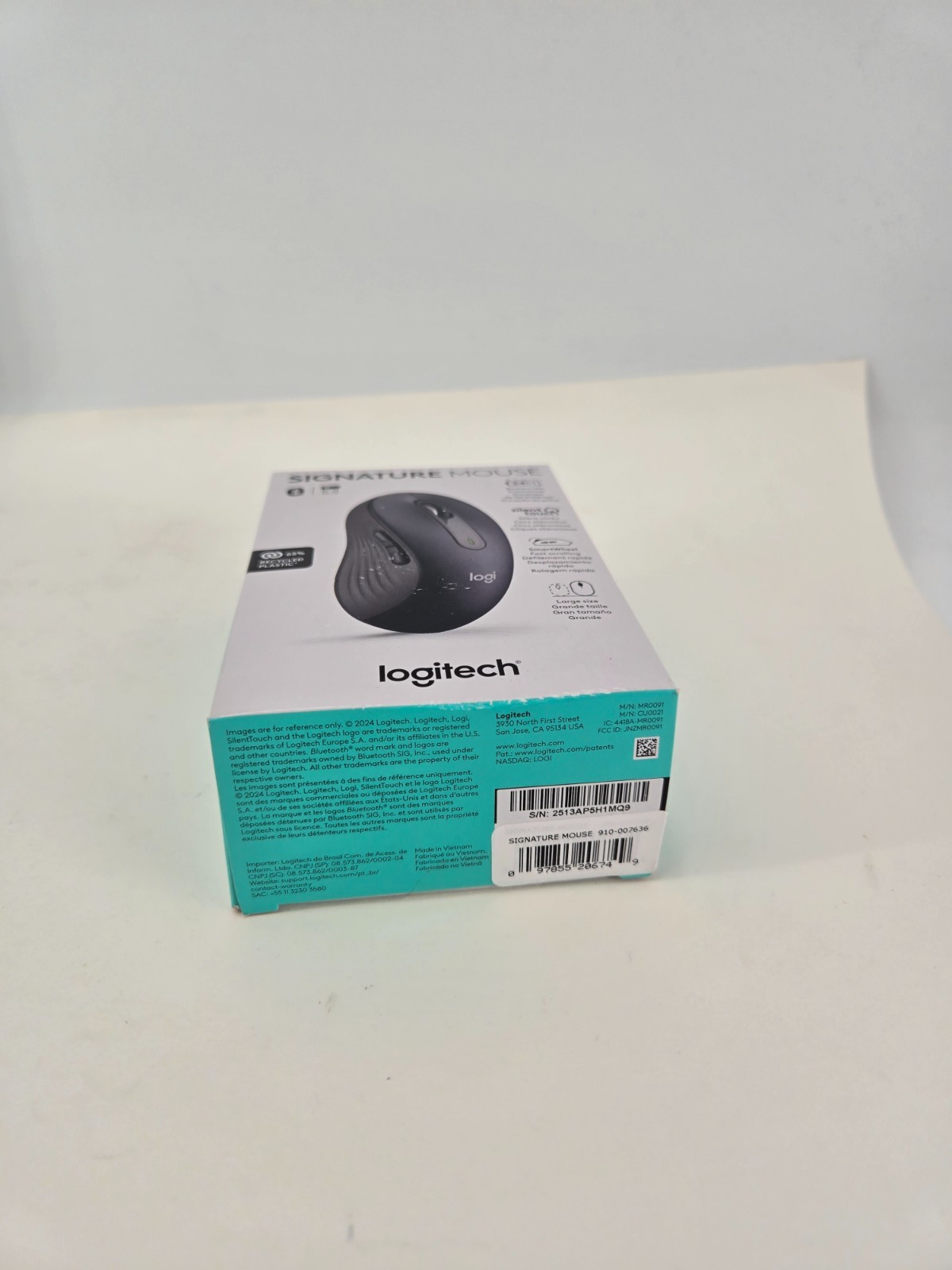 Logitech Signature M650L Full Size Wireless Scroll Mouse Silent Click Unifying