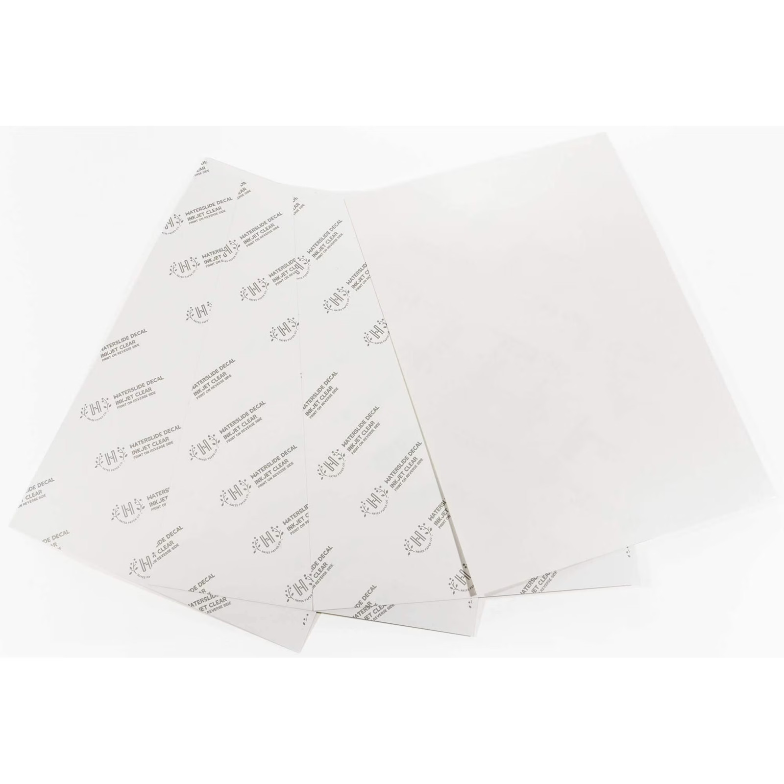 Hayes Paper Co Clear Inkjet Waterslide Decal Paper A4 20 Sheets Premium Transfer