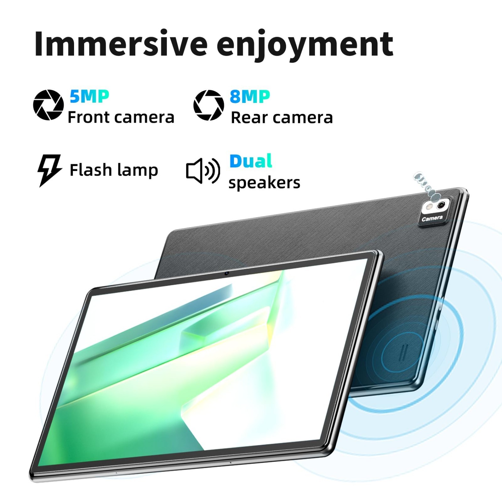 SGIN T10 Pro 10.1 Inch Tablet Android 12 Tablets with 8GB RAM 128GB ROM