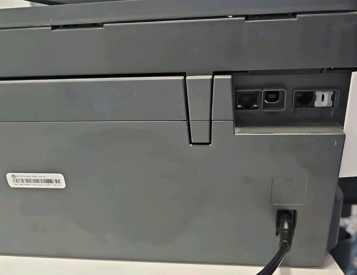 HP OfficeJet Pro 8022 All In One Color Printer. Nearly Full Inks, Low PC, Read!