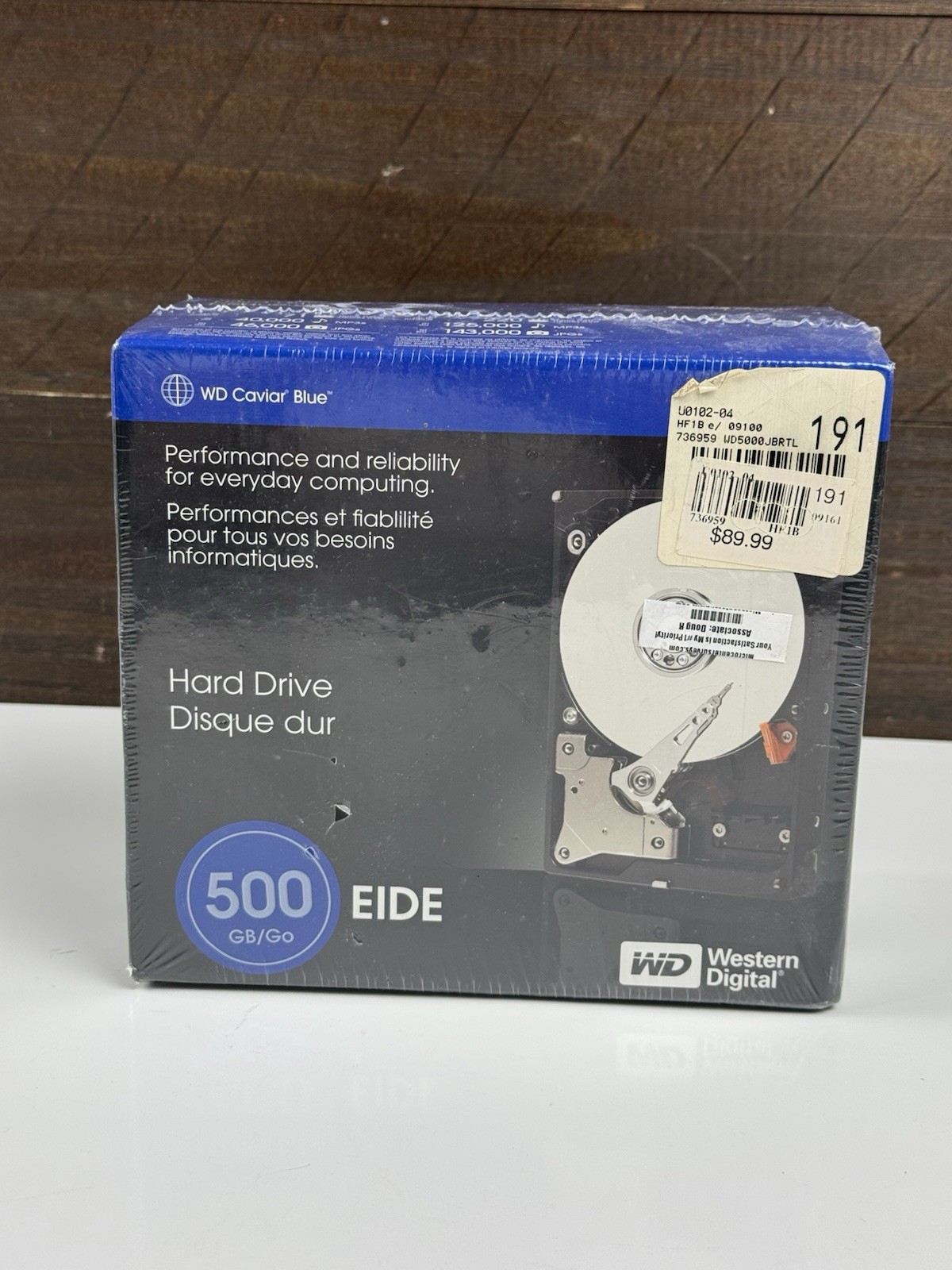 Western Digital Caviar Blue 500 GB Hard Drive EIDE 7200RPM 3.5″ WD5000JBRT