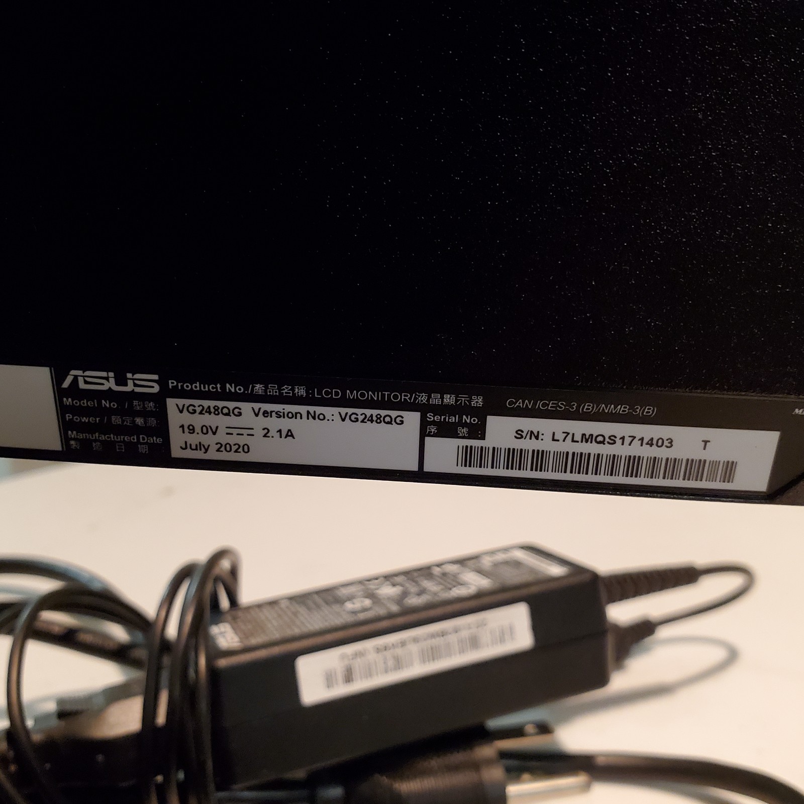 ASUS VG248QG 24″ FHD LCD 165Hz 0.5ms Gaming Monitor Adaptive-Sync