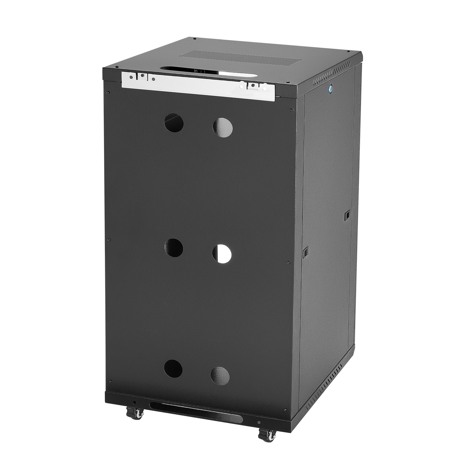 22U Wall Mount Network Server Rack Cabinet Enclosure 23.6” Deep Door Lock