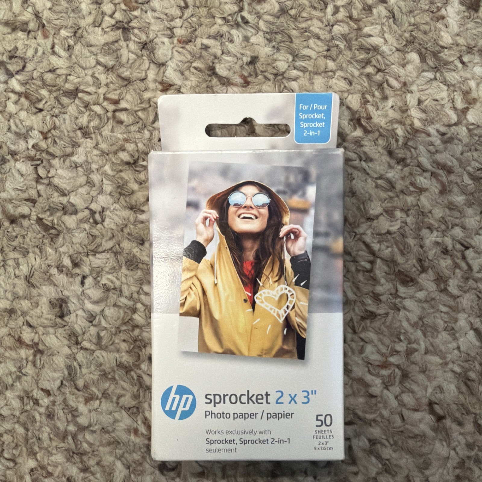 HP Sprocket Zink Photo Paper 2×3″ for HP Sprocket Photo Printers, 150 Sheets