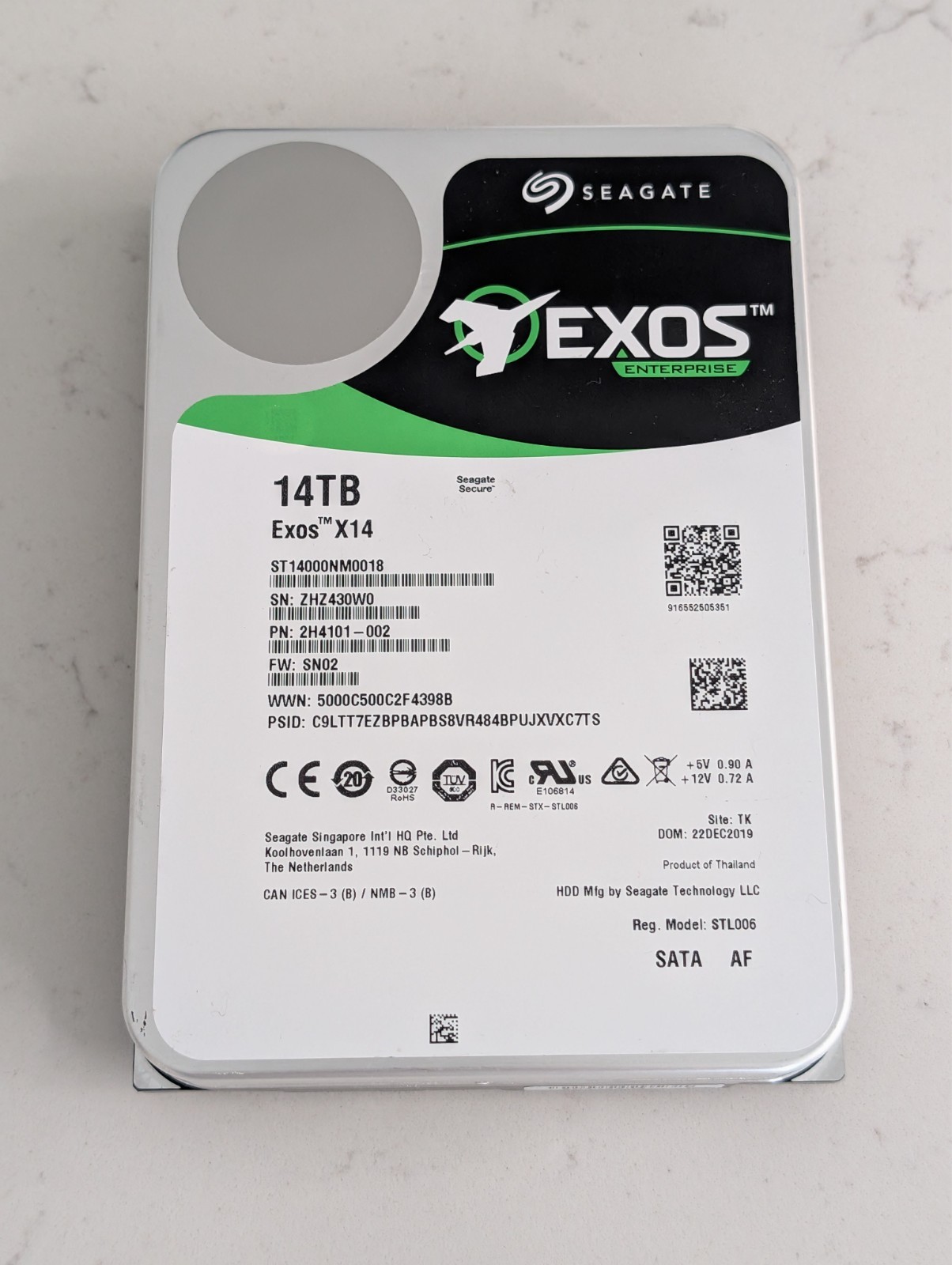Seagate 14TB Internal Hard Drive Disk SATA HDD