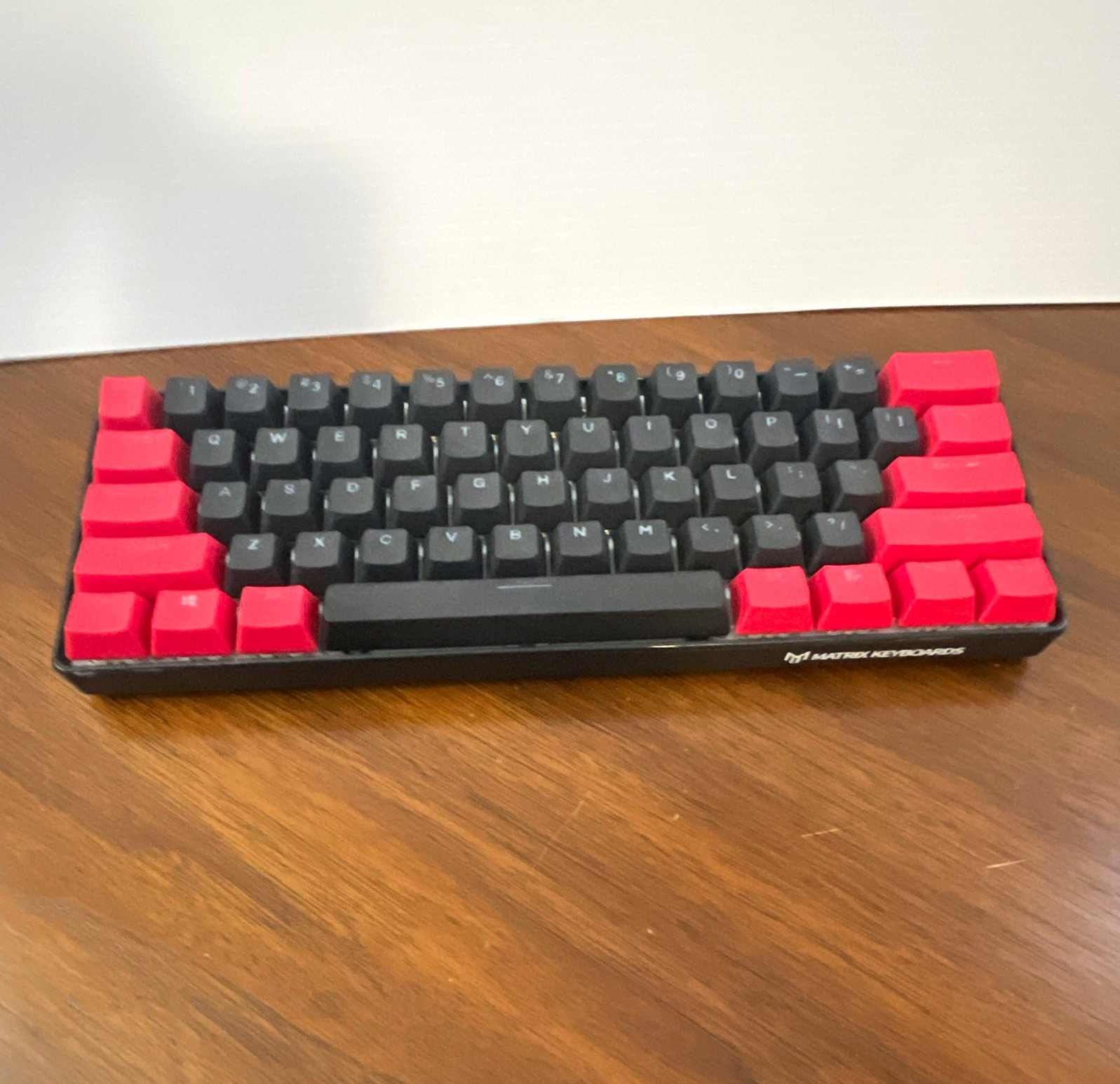 Matrix Keyboards Mechanical Compact Keyboard Red/Black English QWERTY