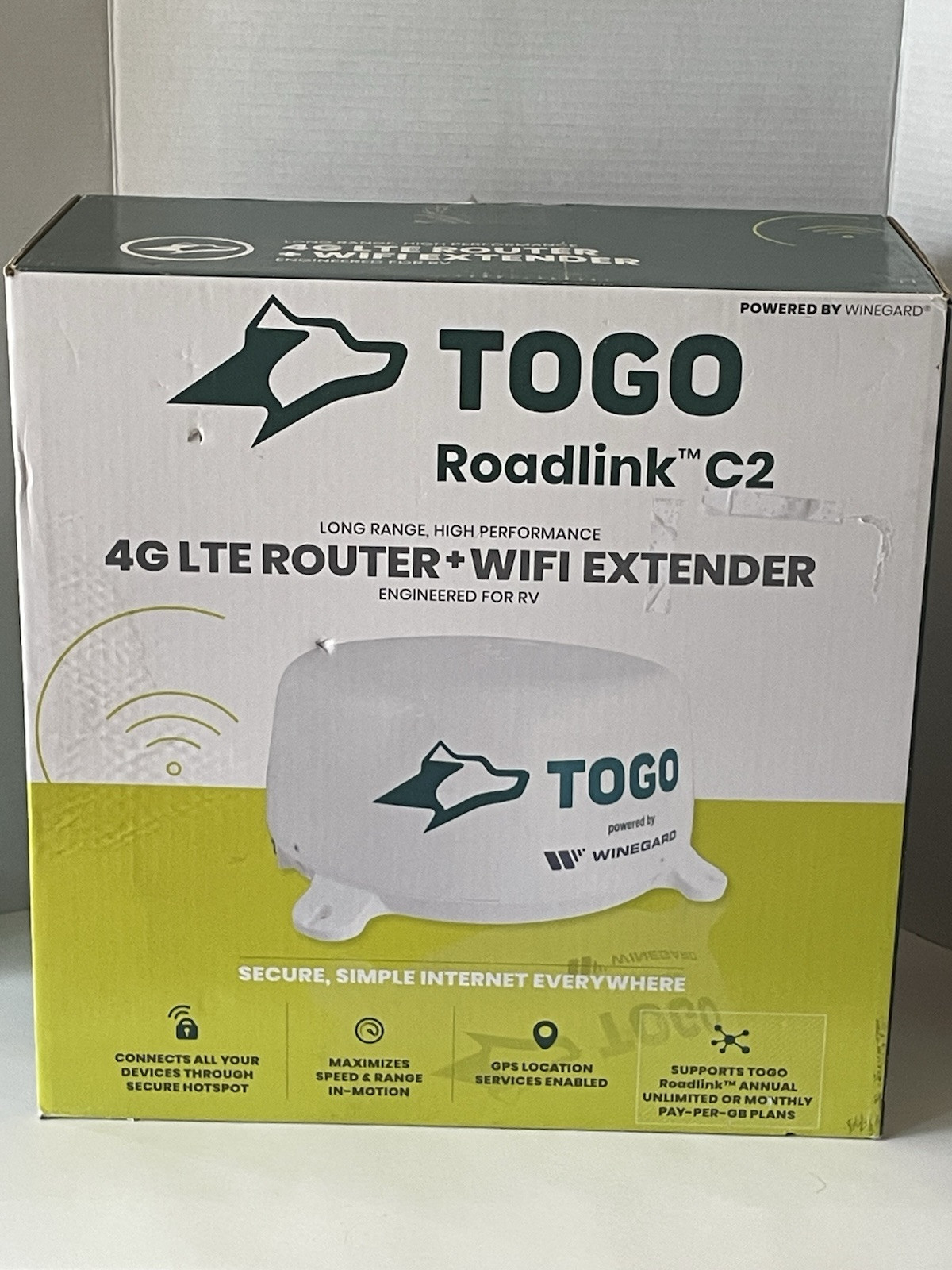 Winegard WF2-TH2 TOGO Roadlink C2 4G LTE Router / WiFi Extender NEW Ships FREE!!