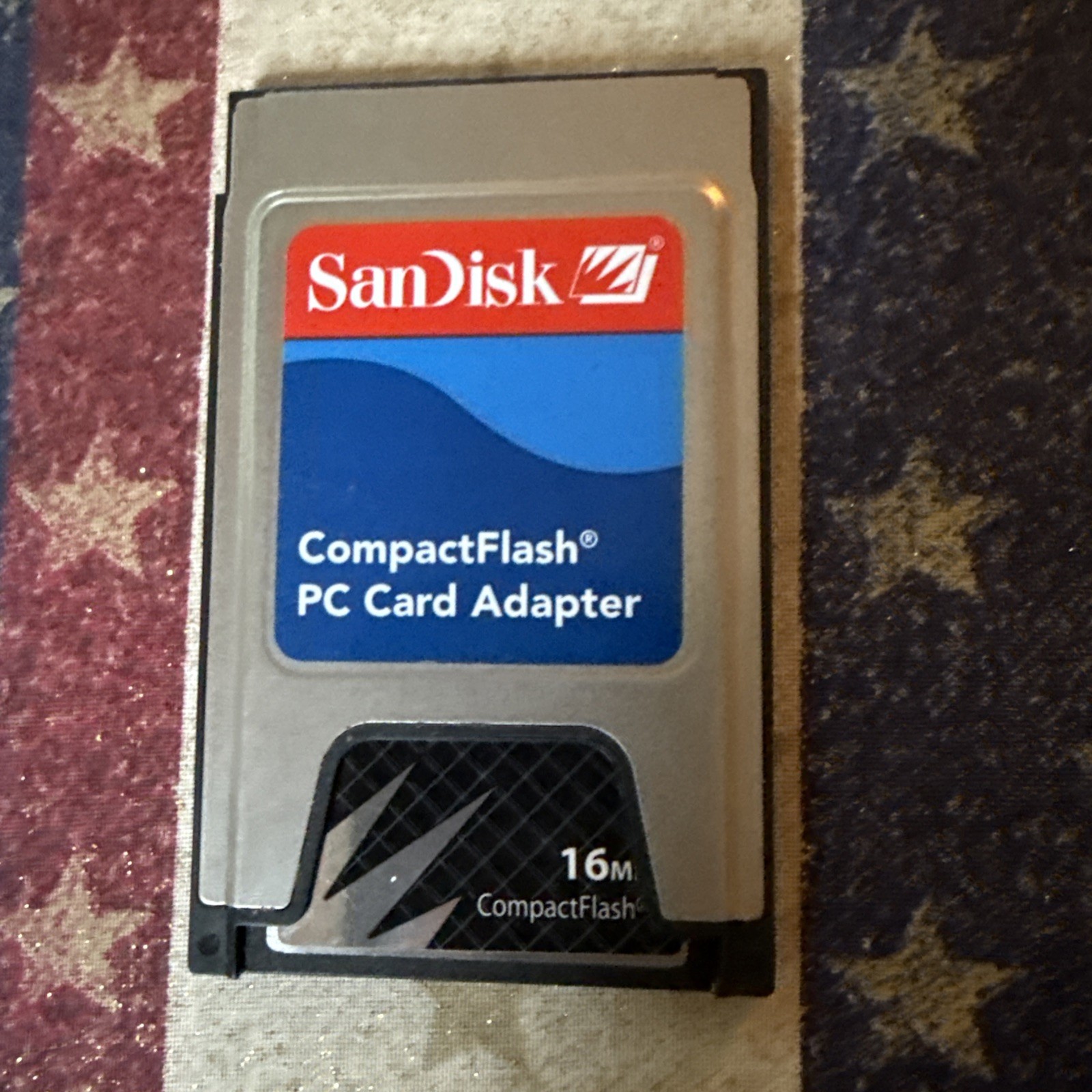 SanDisk Compact Flash PC Card Adapter and SDCFB-16-201-80 16MB Compactflash
