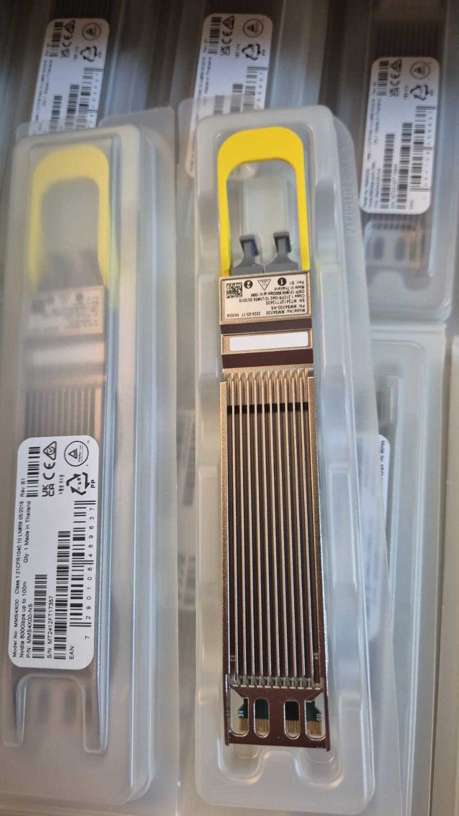 NVIDIA MMS4X00-NS 800Gbps Twin-port OSFP 2x400Gb/s Single Mode 2xDR4 100m