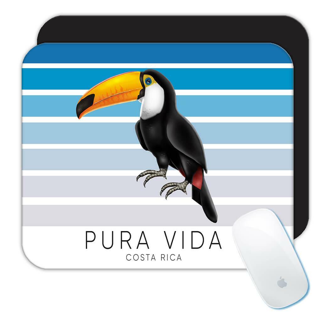Gift Mousepad : Toucan Pura Vida Costa Rica Bird Tropical Animal
