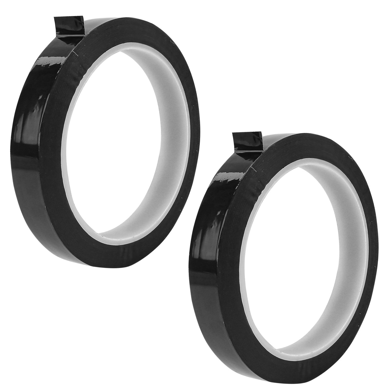 2PCS 14mmx50Meter 3D Printer Tape, 1968.5 inches x 14mm x 0.05mm, Black