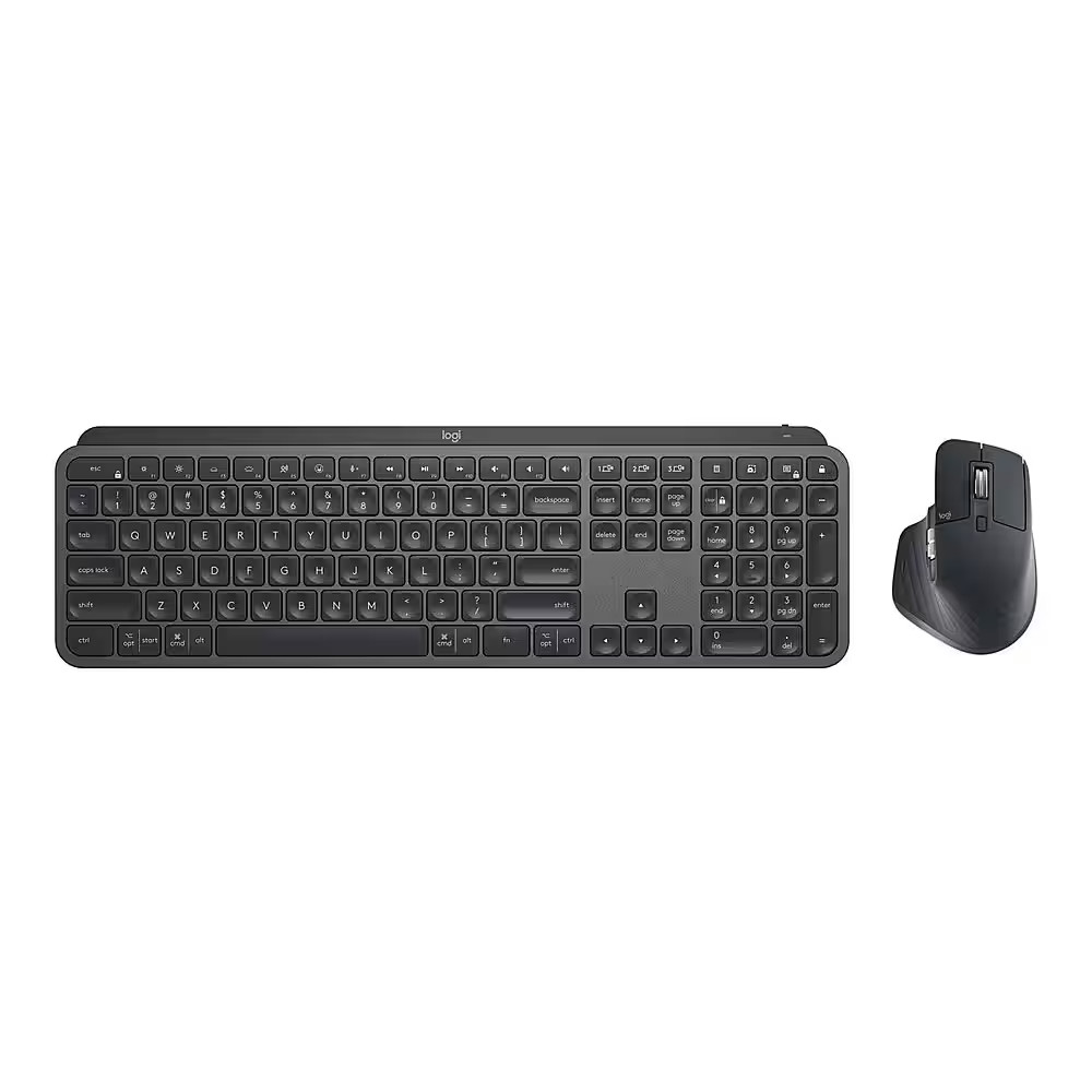 Logitech – MX Keys Combo for Business Full-size Wireless Keyboard and Mouse