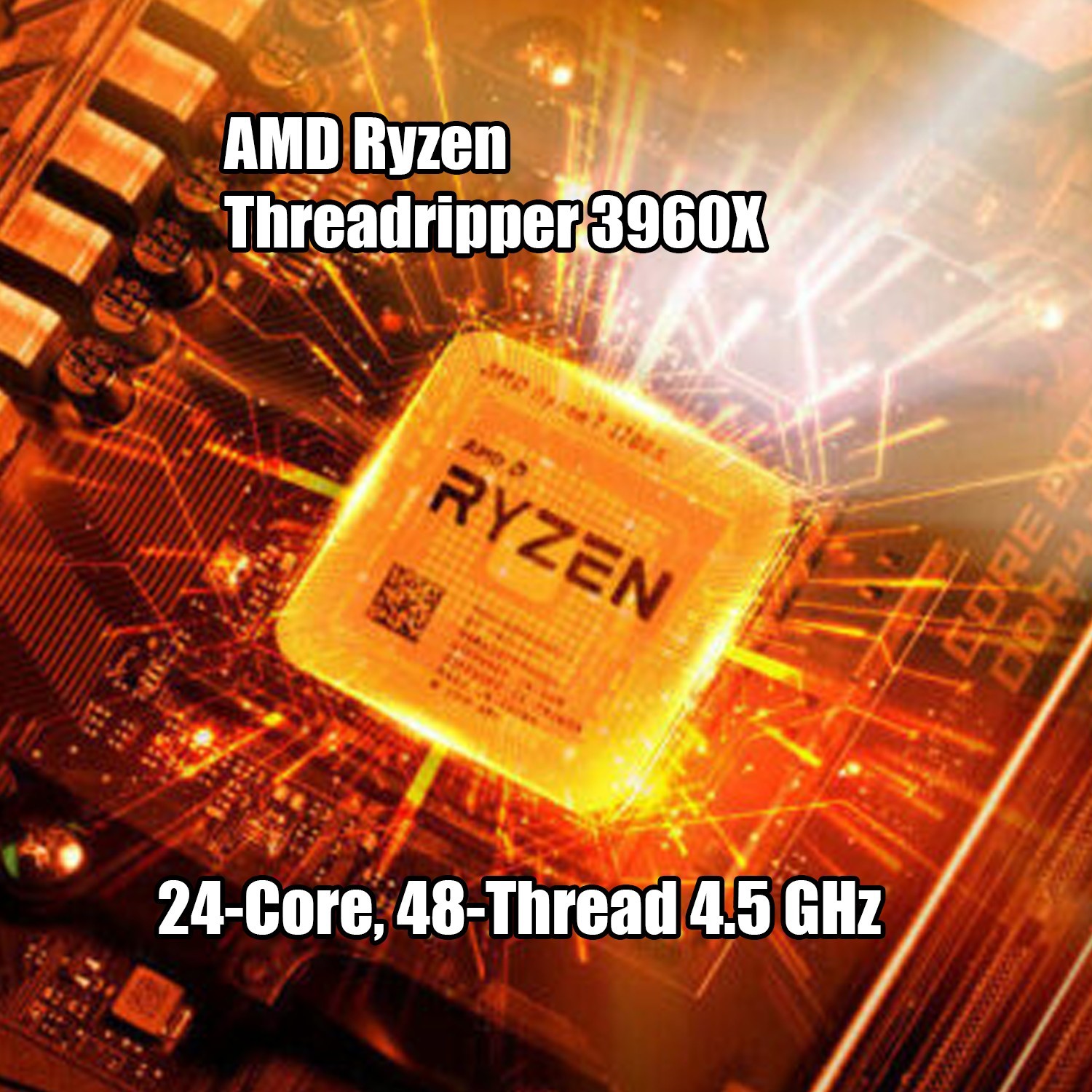 Workstation AMD Ryzen Threadripper 3960X 24-Core 48-Thread NVIDIA Quadro Windows