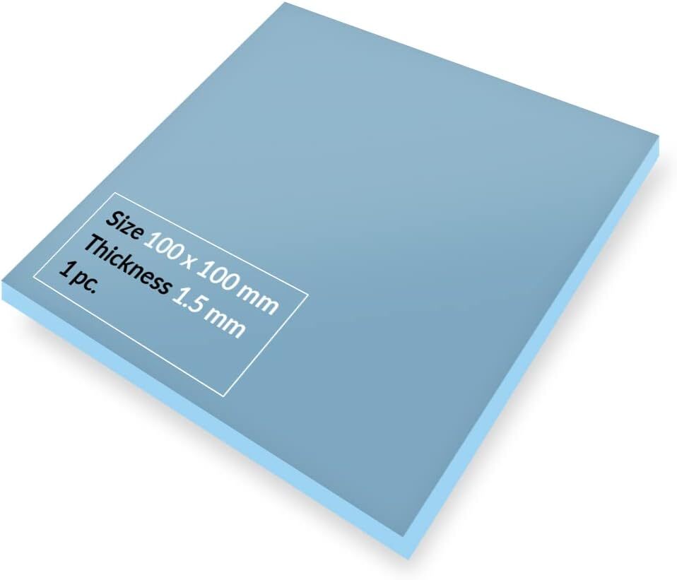 ARCTIC TP-3: Premium Performance Thermal Pad, 100 x 100 x 1.5 mm (1 Piece)