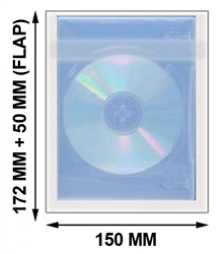 500 OPP Plastic Wrap Bag for Standard Blu-Ray Case 14mm **1-3 DAYS