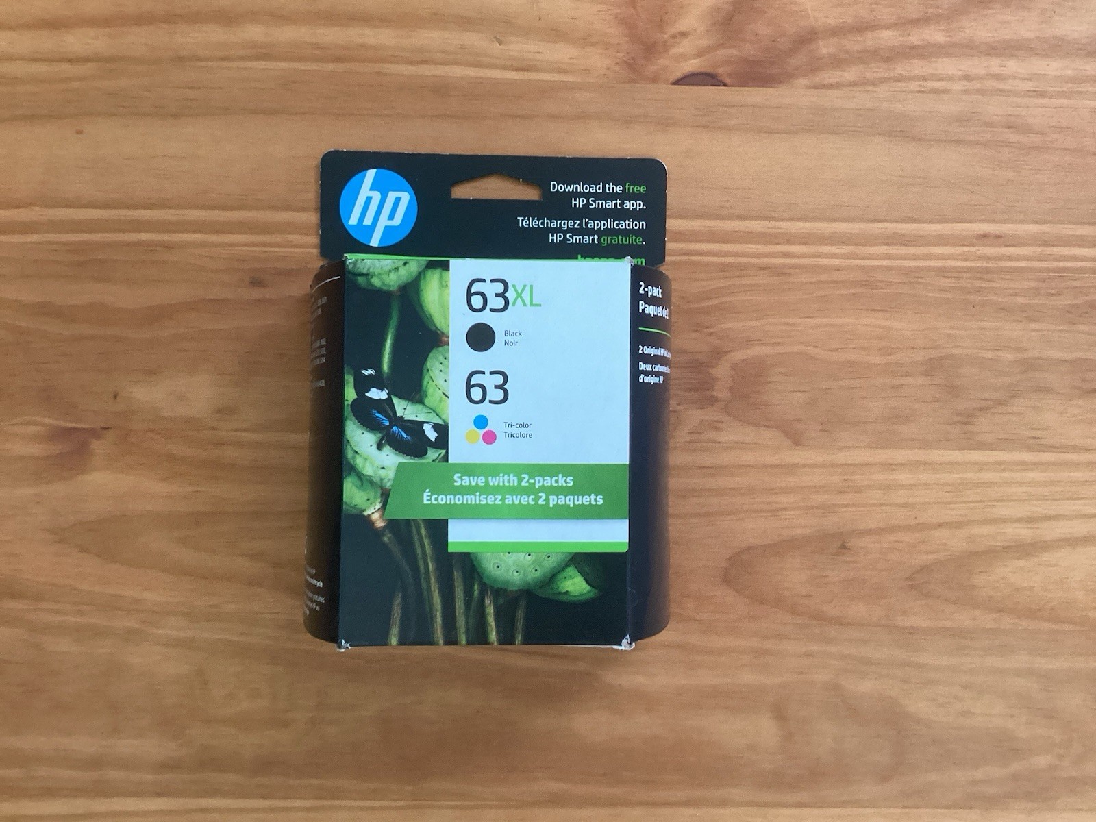 Genuine HP 63XL Black/Tri-Color Ink Expiry 04/2027