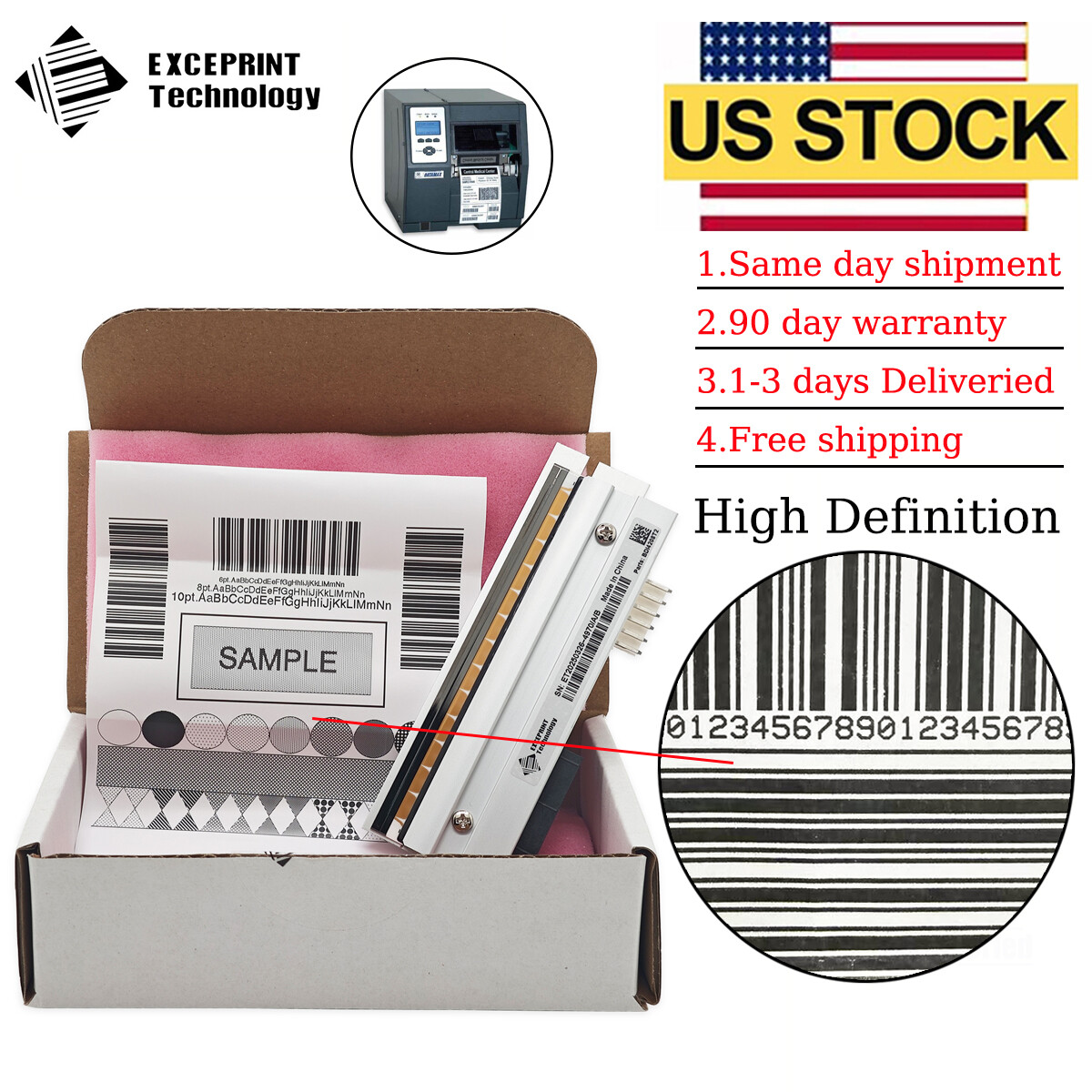 ✅ PHD20-2240-01 Printhead For Datamax H-4212 A-4212 Thermal Printers 203dpi USA✅
