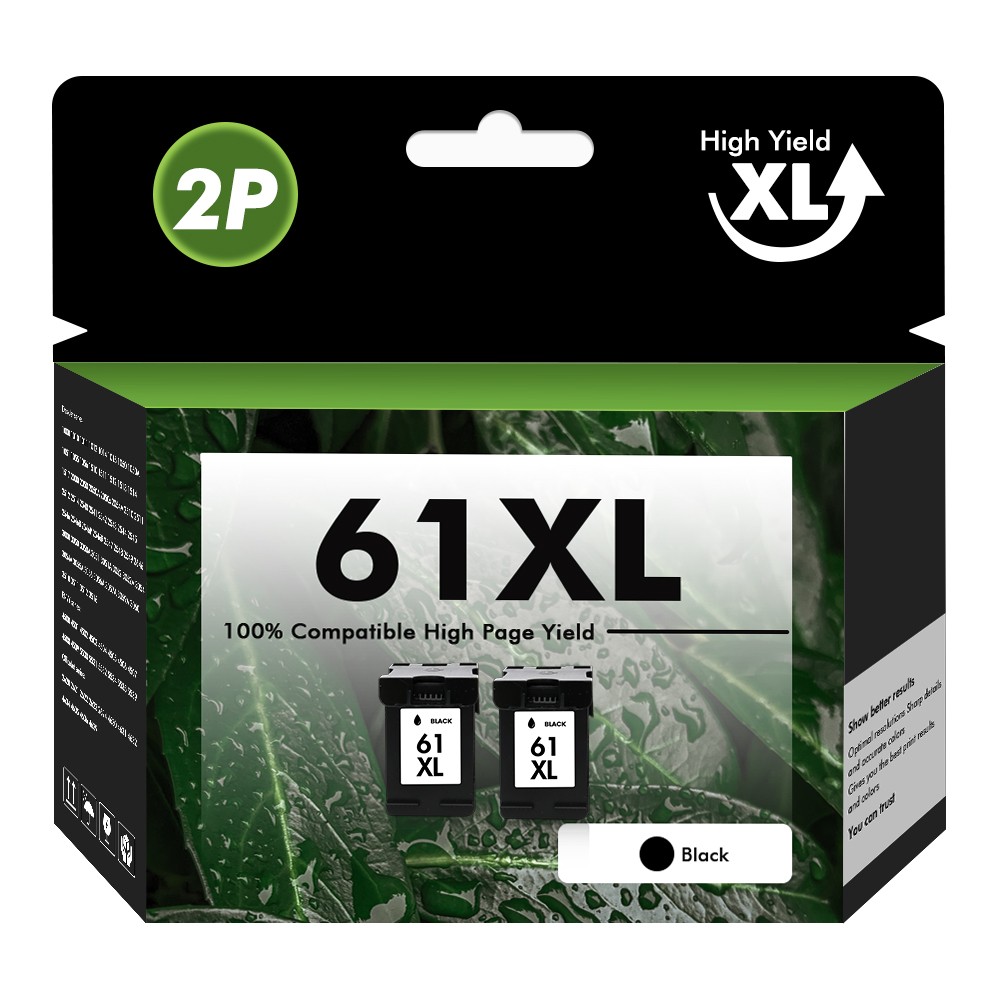 61XL Ink Cartridge Compatible with HP 61XL Deskjet 1000 1010 1050 1512 2050 2510